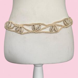 Y2K Deadstock Shell Bohemian Tan Belt